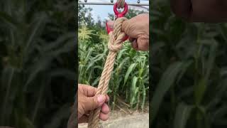 Wow done in seconds The strongest knot in the world [upl. by Merry]