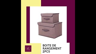 BOITE DE RANGEMENT 2PCSmp4 [upl. by Siddra]