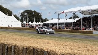 Travis Pastrana 860HP Subaru GL Wagon At Goodwood Festival Of Speed 2023 [upl. by Ecirtram358]