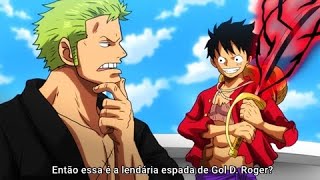 Zoro ensina Luffy a usar a espada de Gol D Roger em One Piece [upl. by Philipson]