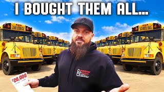 I Bought An Entire Fleet Of School Buses [upl. by Zink]