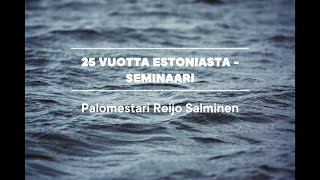 25 vuotta Estoniasta Reijo Salminen [upl. by Onabru231]