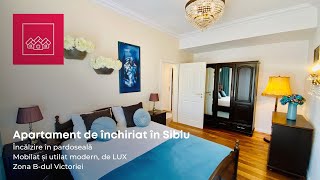 Apartament de Inchiriat in Sibiu  2 Camere si Balcon Mare  Mobilat si Utilat Modern de LUX [upl. by Sydalg906]