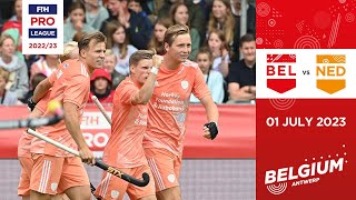 FIH Hockey Pro League 202223 Belgium vs Netherlands Men Game 1  Highlights [upl. by Allehcim]