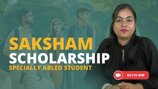 Saksham Scheme by the Government of India  ₹50000 Scholarship  Undergraduates  Diploma Students [upl. by Dow]