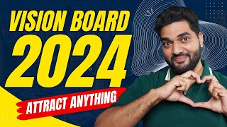 2024 How To Make A Vision Board for 2024 Law of Attraction [upl. by Eadwine619]