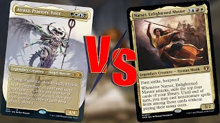 Narset Vs Atraxa 1v1 EDHCMDR Gameplay [upl. by Broddy]