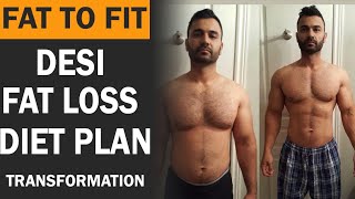 FAT to FIT Transformation DIET PLAN Hindi  Punjabi [upl. by Anthia865]