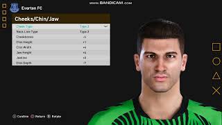 PES 2021 How to create Joao Virginia 🇵🇹 Everton FC [upl. by Yannodrahc]