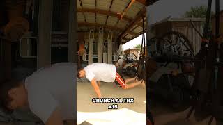 Circuito addominali devastante training abs workout absworkout trx [upl. by Krueger19]