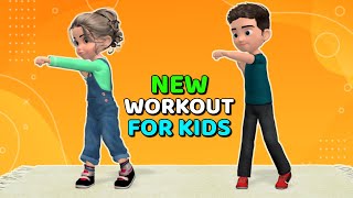 NEW WORKOUT FOR KIDS BEST STANDING EXERCISES [upl. by Eatnom]