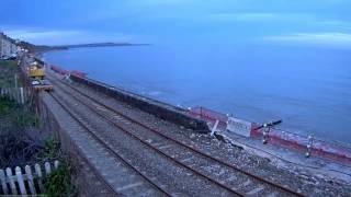 Dawlish Sea Wall Repairs [upl. by Alemahs]