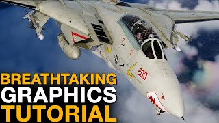 DCS World 29 Breathtaking Graphics amp Settings Tutorial [upl. by Aicillyhp]