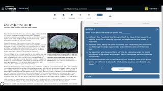 Life Under the Ice  Achieve3000 Answers [upl. by Moe]