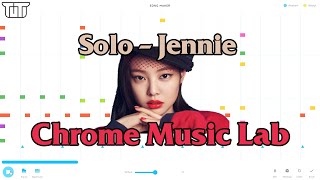 Solo  Jennie on Chrome Music Lab Song Maker Link in Description [upl. by Cirilla]