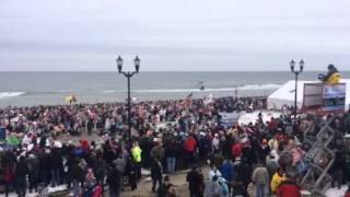 Polar Bear Plunge 2015 from Seaside Heights NJ [upl. by Giannini]