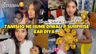 Diwali P Itna Saara Gold Gift Me Mila😱 Aarav Ne Mummy Ko Wire Se Maara😡 vlog56 [upl. by Nahtnaoj]