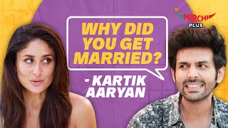 Kartik Aaryan asks Kareena Kapoor Why did you get Married to Saif 😱 [upl. by Mccreery831]