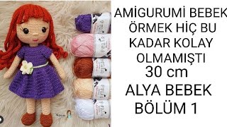 EN KOLAY AMİGURUMİ BEBEK YAPIMI amigurumibebek [upl. by Xonel]