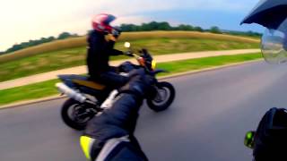 Yamaha XT 660 X wheelie 2nd to 3rd gear [upl. by Paine682]