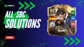 ALL SBC Rodri  Madfut25 [upl. by Hnahk]