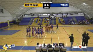 TIGRES UANL VS TEC CEM  LIGA ABE BASQUETBOL FEMENIL [upl. by Airdni]