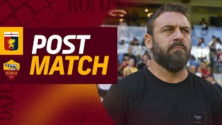 DANIELE DE ROSSI  INTERVISTA POST GENOAROMA [upl. by Ellecram856]