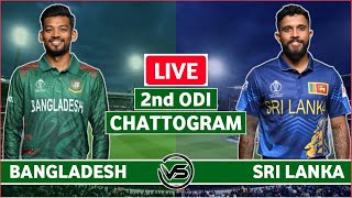 Sri Lanka vs Bangladesh 2nd ODI Live Scores  SL vs BAN 2nd ODI Live Scores amp Commentary [upl. by Eerual612]