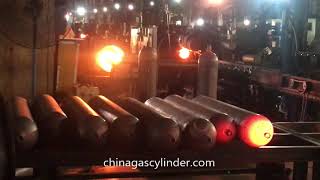 seamless steel gas cylinder production process [upl. by Goldy]