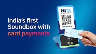 Indias First Paytm Card Soundbox  Paytm Karo  paytm paytmsoundbox [upl. by Alcot186]