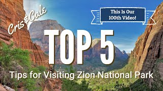 Top 5 Tips for Visiting Zion National Park  The Narrows  Scout Lookout  Shuttles  Springdale [upl. by Esiuol]