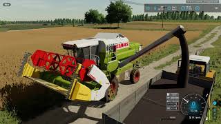 Żniwa rzepaku quotSąsiedzi zza miedzyquot 13 Farming Simulator 22 [upl. by Afatsom]