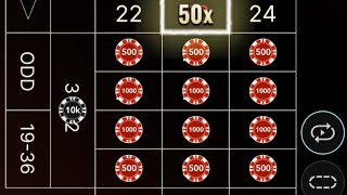 lightning roulette 500x casino online game Rs158000 WIN Indian rupees [upl. by Guimar]