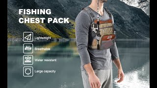 JLDTOP Fly Fishing Chest Pack [upl. by Melgar488]