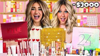 i BOUGHT My SiSTER’S EVERY Luxury BEAUTY Advent Calendars They FREAK OUT [upl. by Rebmik]