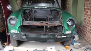 MGB GT Restoration Pt 1 Strip down [upl. by Hannala131]