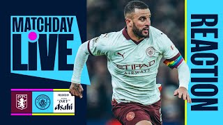 City beaten at Aston Villa  MATCHDAY LIVE  Aston Villa v Man City  Premier League [upl. by Adahsar]