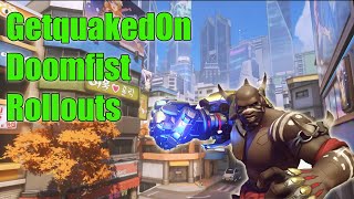 GetquakedOn Pro Doomfist Rollouts Gameplay  Grand Master Overwatch Season 20 [upl. by Libove]