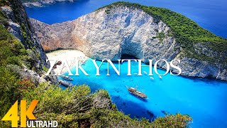 ZAKYNTHOS 4K  Scenic Relaxation Film With Epic Cinematic Music  4K Video UHD [upl. by Ybbor]