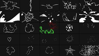 Unity Abstract Scribble Animations 01 21 06 [upl. by Najib]