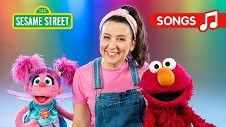 Sesame Street I Love a Rainbow Song with Ms Rachel Elmo and Abby [upl. by Grimona]