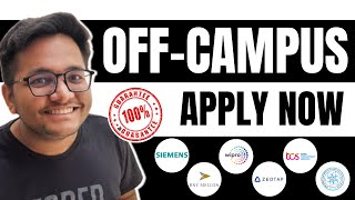 OFF Campus SDE Internship and Placement  2023  2024  2025 passouts  Apply Now [upl. by Ytte]