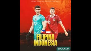 PHILIPINA VS INDONESIA KUALIFIKASI PIALA DUNIA GRUP F [upl. by Hazem]