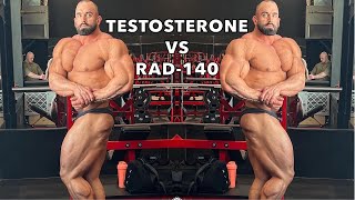 ANABOLIC STEROIDS VS SARMS  EP 1Testosterone VS Rad 140 [upl. by Yelra499]