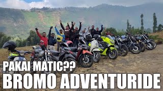 BROMO ADVENTURIDE  KELAS CAMPURAN PERJALANAN MENUJU BROMO VIA PROBOLINGGO NAIK MATIC [upl. by Thane]