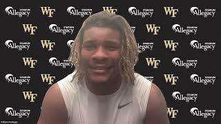 Wake Forest Football postUConn press conference [upl. by Neeneg]