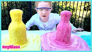 Making elephant toothpaste without yeast or potassium [upl. by Lambrecht]