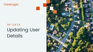 Updating User Details in RP Data [upl. by Deppy937]