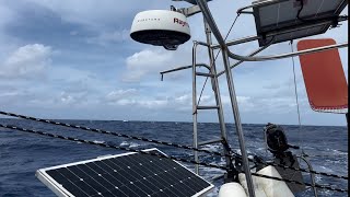 Solo sailor Jeanne on passage from Fiji to Australia [upl. by Hcnarb]