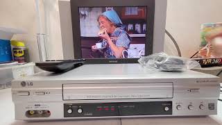 VIDEOREGISTRATORE VHS LG LV4685 6 TESTINE STEREO HIFI NUOVO EX DEMO ZERO GRAFFI IMMACOLATO  TELECO [upl. by Nnairahs]